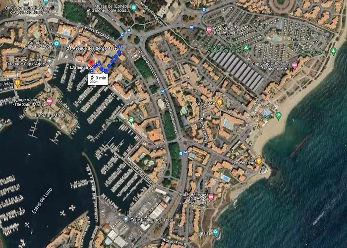 Centre Port, Cap D'agde アパート アグド